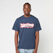 Autry&nbsp; x Maison Kitsune T-Shirt bleu 91540 2