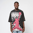 Jordan M J Nc Reissue Ovsz Ss Crew black/gym red/gym red zwart 91501 2