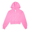 Nike W Nsw Phnx Flc Crop Fz Hdy playful pink/sail rosa 90195 1