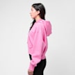 Nike W Nsw Phnx Flc Crop Fz Hdy playful pink/sail rosa 90195 3