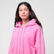 Nike W Nsw Phnx Flc Crop Fz Hdy playful pink/sail rosa 90195 5