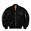 No Problemo x Alpha Industries No War MA-1 Jacket black 88551 1