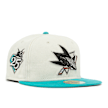 New Era MLB Chrome Pack 59Fifty San Jose Sharks beige 90219 1