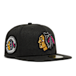 New Era 59Fifty NHL Black Dome Pack Chicago Blackhawks schwarz 86633 1
