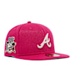 New Era 59Fifty Sneaker Launch Pack Atlanta Braves ATC 2 light pink 86639 1