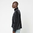 Our Legacy Shrunken Fullzip Polo Velour grey 86654 3