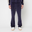 Needles Narrow Track Pant - C/PE Velour blue 98979 2