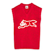 ICECREAM Running Dog Knit Vest red 89323 1