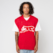 ICECREAM&nbsp; Running Dog Knit Vest rouge 89323 2