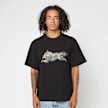 ICECREAM&nbsp; Woodland Camo Running Dog T-Shirt noir 91439 2