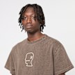 Brain Dead Heavyweight 3D Embroidery Logohead T-Shirt brown 91452 5