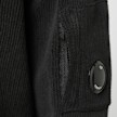 C. P. Company Knitwear Polo Collar In Chenille Cotton schwarz 87561 6
