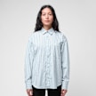 Carhartt WIP W' L/S Grimsby Shirt grimsby stripe, blue fog blue 88923 2