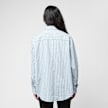 Carhartt WIP W' L/S Grimsby Shirt grimsby stripe, blue fog blue 88923 4