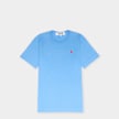 Comme des Garcons Play T-Shirt Smal Red Emblem Smal Red Heart blau 91703 1