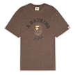 A Bathing Ape College Tee M brown 92408 1