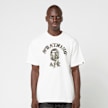 A Bathing Ape Tree Edge Camo College Tee M blanc 92415 2