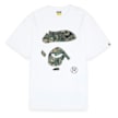 A Bathing Ape Tree Edge Camo Ape Face Tee M weiß 92416 1