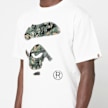 A Bathing Ape Tree Edge Camo Ape Face Tee M white 92416 5