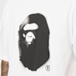 A Bathing Ape&nbsp; Spray Print Ape Head Relaxed Fit Tee #2 M blanc 92420 5
