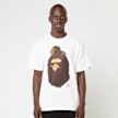 A Bathing Ape Milo On Big Ape Tee M white 92428 2