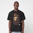 A Bathing Ape Milo On Big Ape Tee M black 92429 2