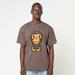 A Bathing Ape Big Baby Milo Tee M brown 92427 2