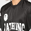 A Bathing Ape&nbsp; Line Camo Jacquard Logo Relaxed Fit Ice Hockey Jersey noir 92425 5