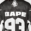 A Bathing Ape&nbsp; Line Camo Jacquard Logo Relaxed Fit Ice Hockey Jersey noir 92425 6