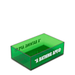 A Bathing Ape Stacking Acrylic Case grün 92433 1