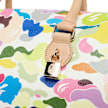 A Bathing Ape Multi Camo Boston Bag L multicolor 92444 4