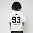 A Bathing Ape Line Camo Jacquard Relaxed Fit Football Jersey M blanc 92446 4