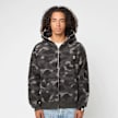 A Bathing Ape&nbsp; One Point Color Camo Cropped Full Zip Hoodie noir 92447 2
