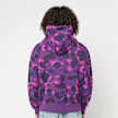 A Bathing Ape One Point Color Camo Cropped Full Zip Hoodie pourpre 92448 4
