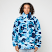 A Bathing Ape&nbsp; ABC Camo Metal One Point Boa Jacket M bleu 92455 2