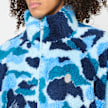 A Bathing Ape ABC Camo Metal One Point Boa Jacket M bleu 92455 5