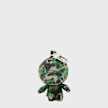 A Bathing Ape ABC Camo Baby Milo Plush Doll Key Chain L grün 92477 1