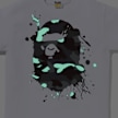 A Bathing Ape City Camo Painting Ape Head Tee weiß 93324 7