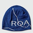 ROA&nbsp; Logo Wool Beanie bleu 95899 1