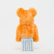 Medicom&nbsp; Bearbrick Oscar The Grouch (The Original Orange Fur Costume) multicolore 96171 3