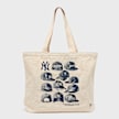 New Era MLB New York Yankees Cap Graphic Tote Bag beige 99229 1