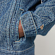 New Era Script Denim Jacket blauw 99241 4