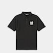 New Era MLB Rib Polo Shirt New York Yankees grau 99239 1