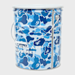 A Bathing Ape ABC Camo Steel Can Stool M blue 99467 1