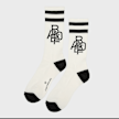 A Bathing Ape Ape Head Line Socks Weiss 99475 1