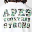 A Bathing Ape ABC Camo College ATS Tee Weiss 99490 5