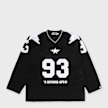 A Bathing Ape&nbsp; Line Camo Multi Logo Cropped Fit Football Jersey noir 99512 1