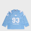A Bathing Ape Line Camo Multi Logo Cropped Fit Football Jersey blue 99511 1