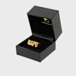 A Bathing Ape&nbsp; Bape Logo Ring doré 99527 3