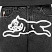 ICECREAM Running Dog Triple Scoop Denim Pant black 101643 4